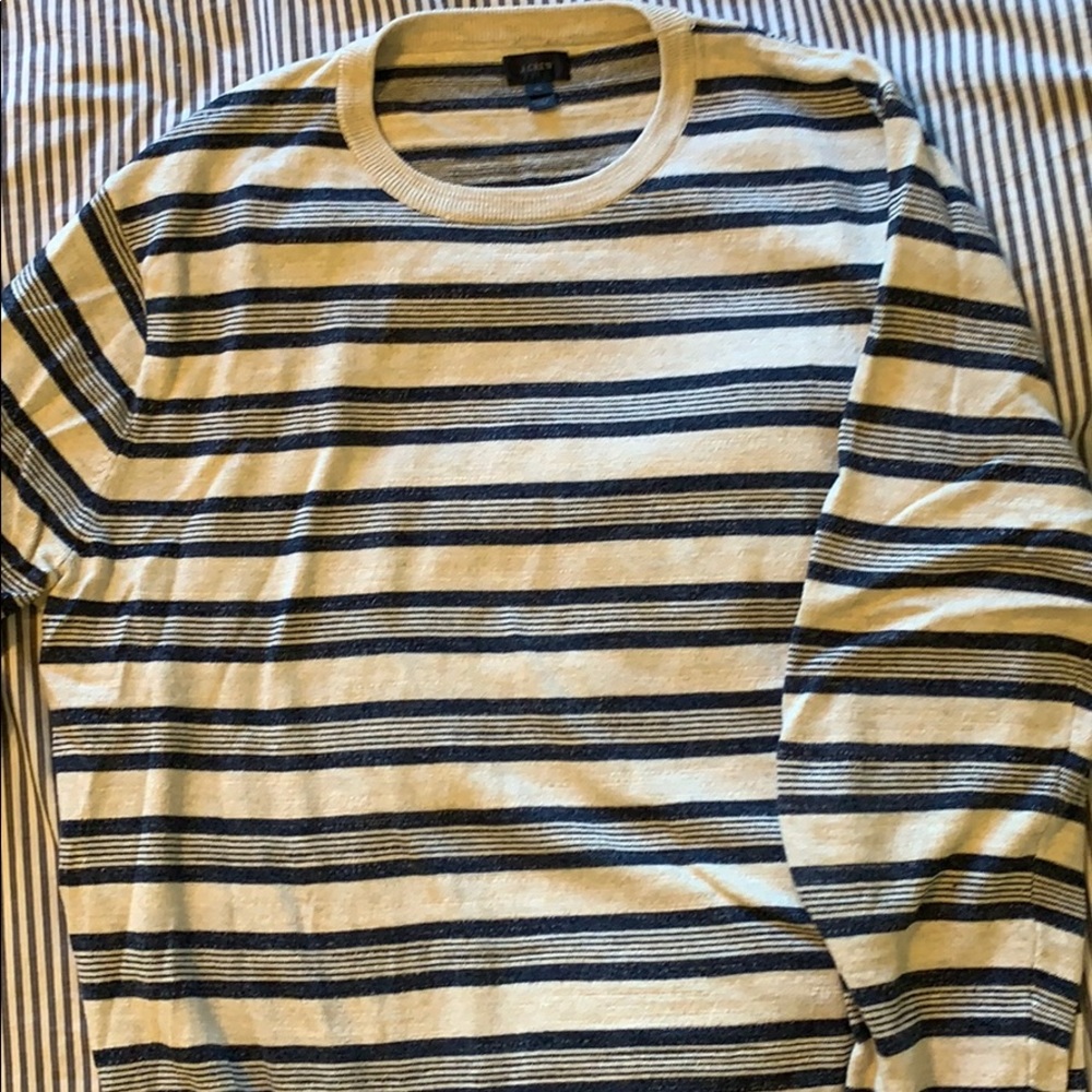 J. Crew Striped Crewneck Sweater